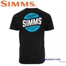 Футболка Simms Quality Built Pocket T-Shirt Black размер S
